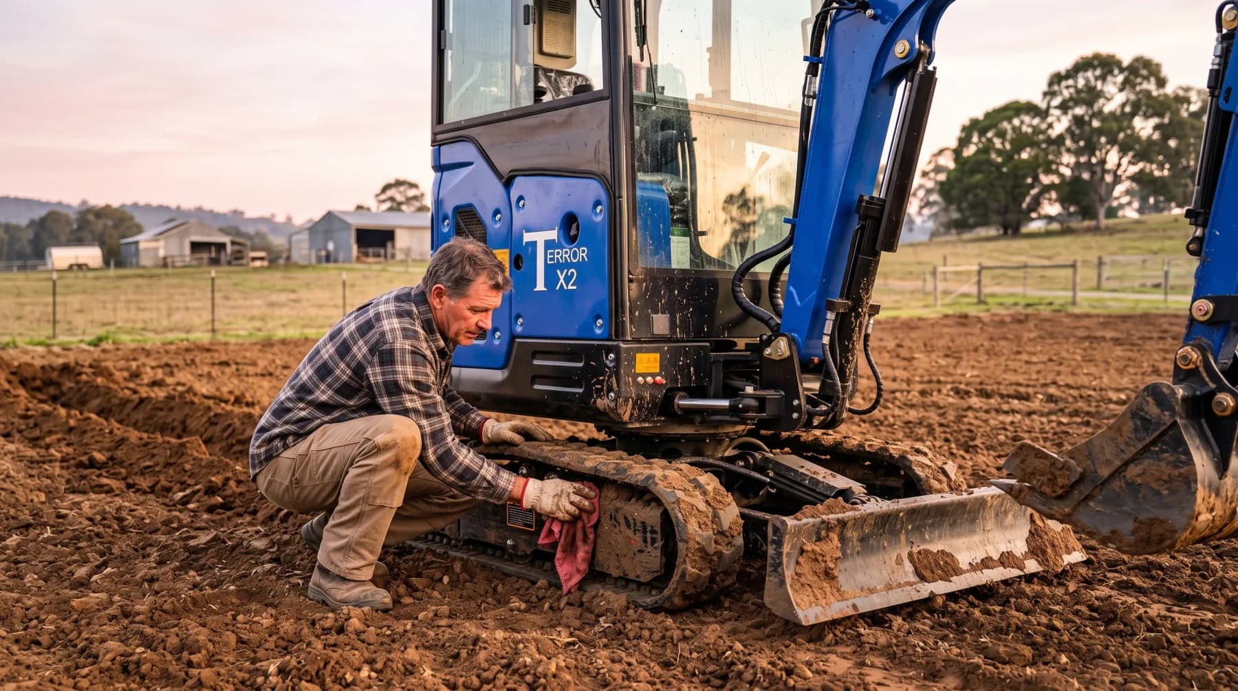 How to Maintain Mini Excavator Rubber Tracks